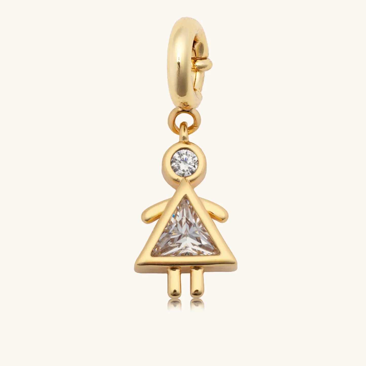 Custom April Girl Charm