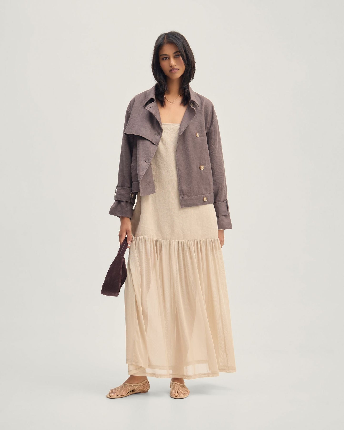 Griffin Linen Bomber