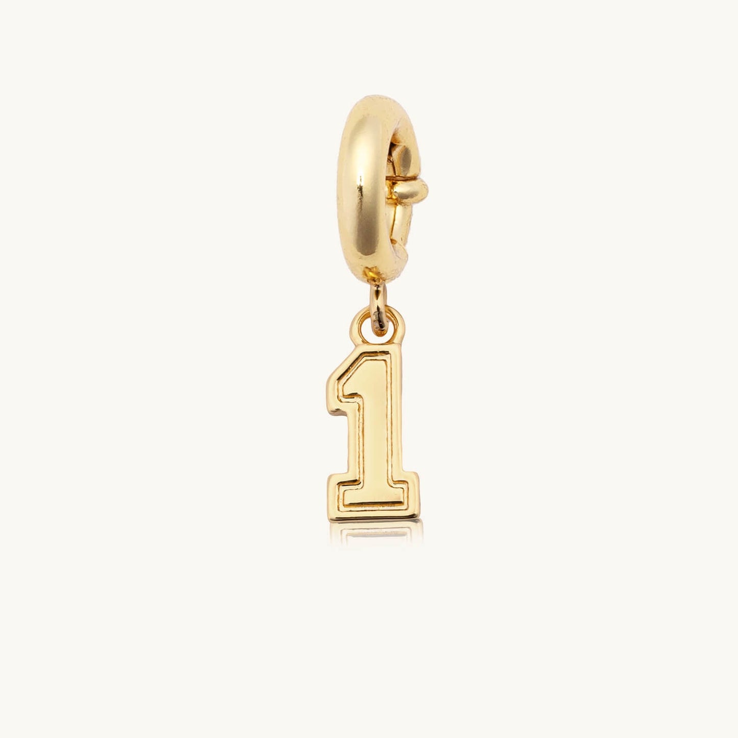 Custom Varsity Number 1 Charm