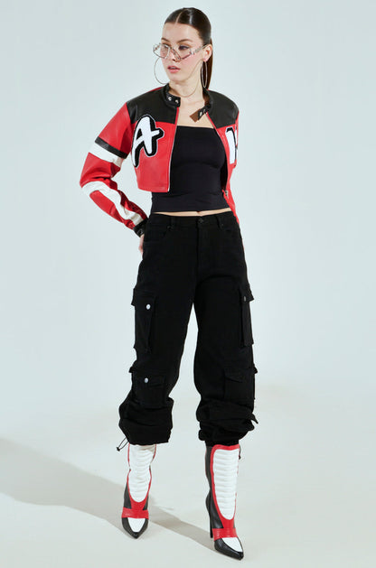 ACE CROPPED GRAPHIC MOTO