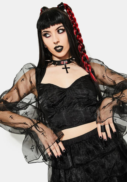 Answer To Your Prayers Bustier Top