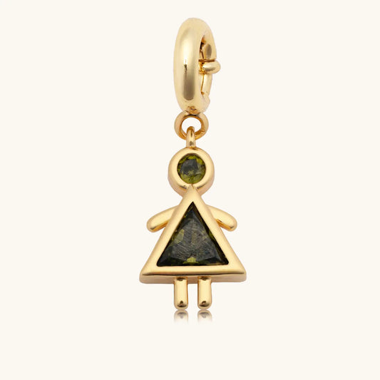Custom August Girl Charm
