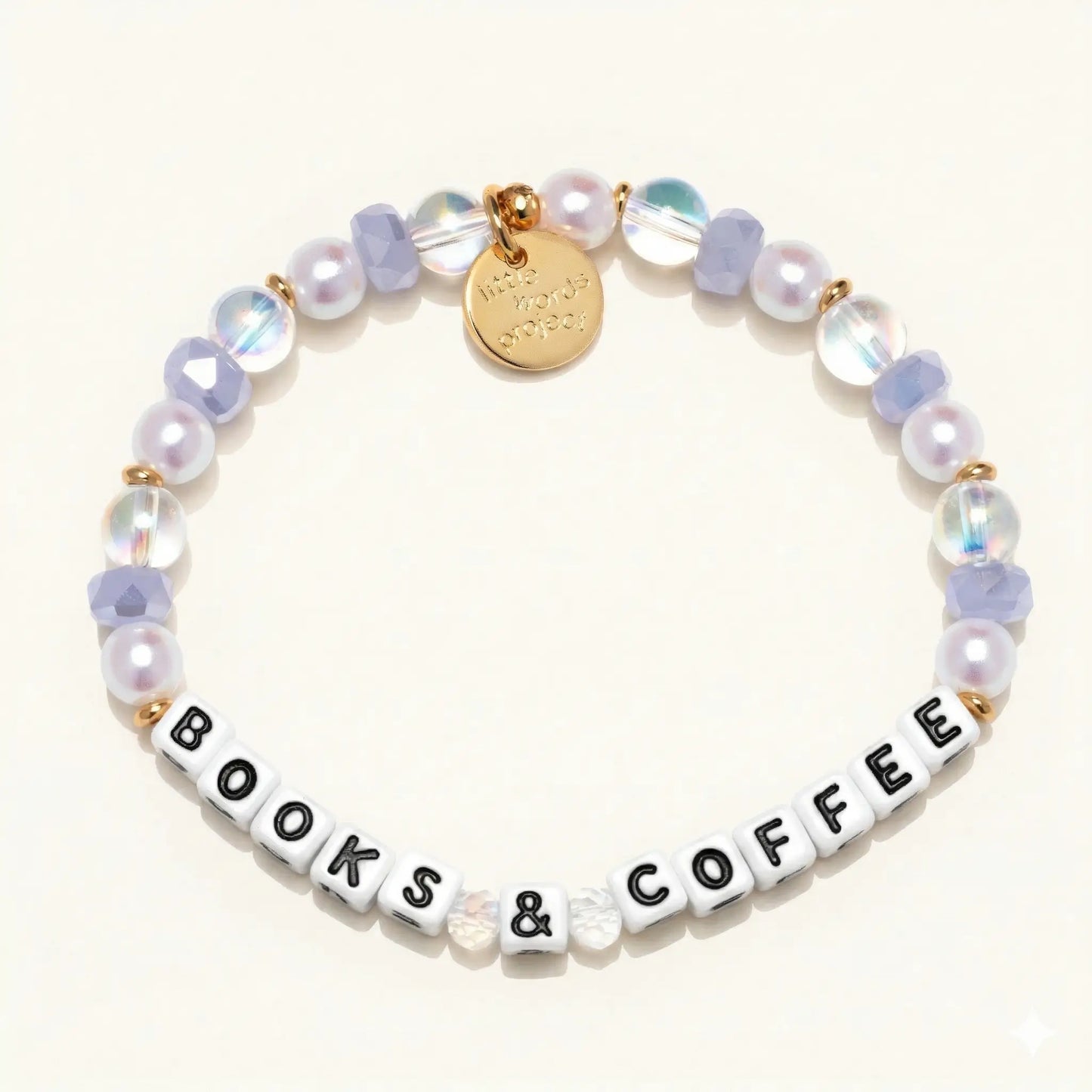 Books & Coffee Charm Bracelet Set