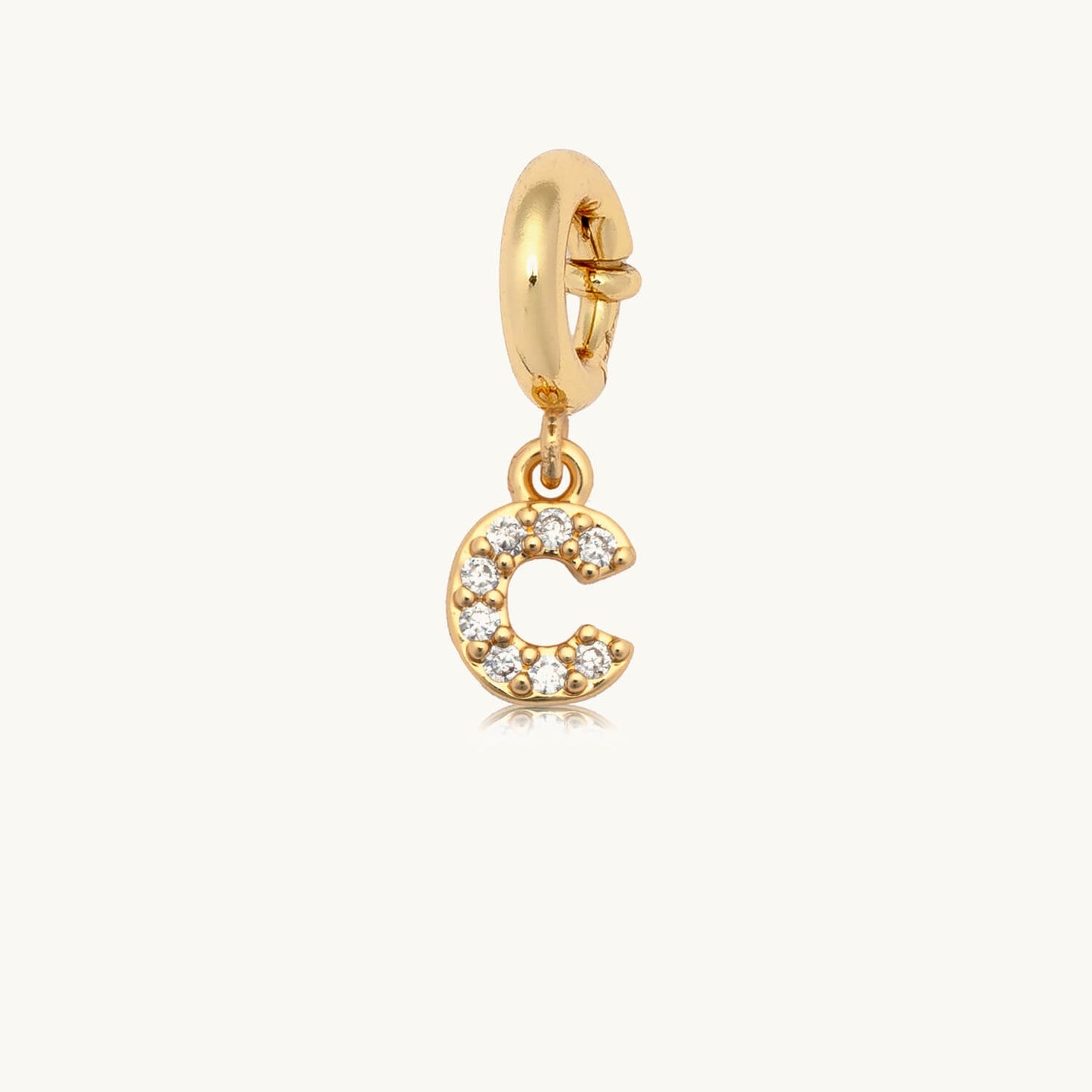 CZ Letter Charm