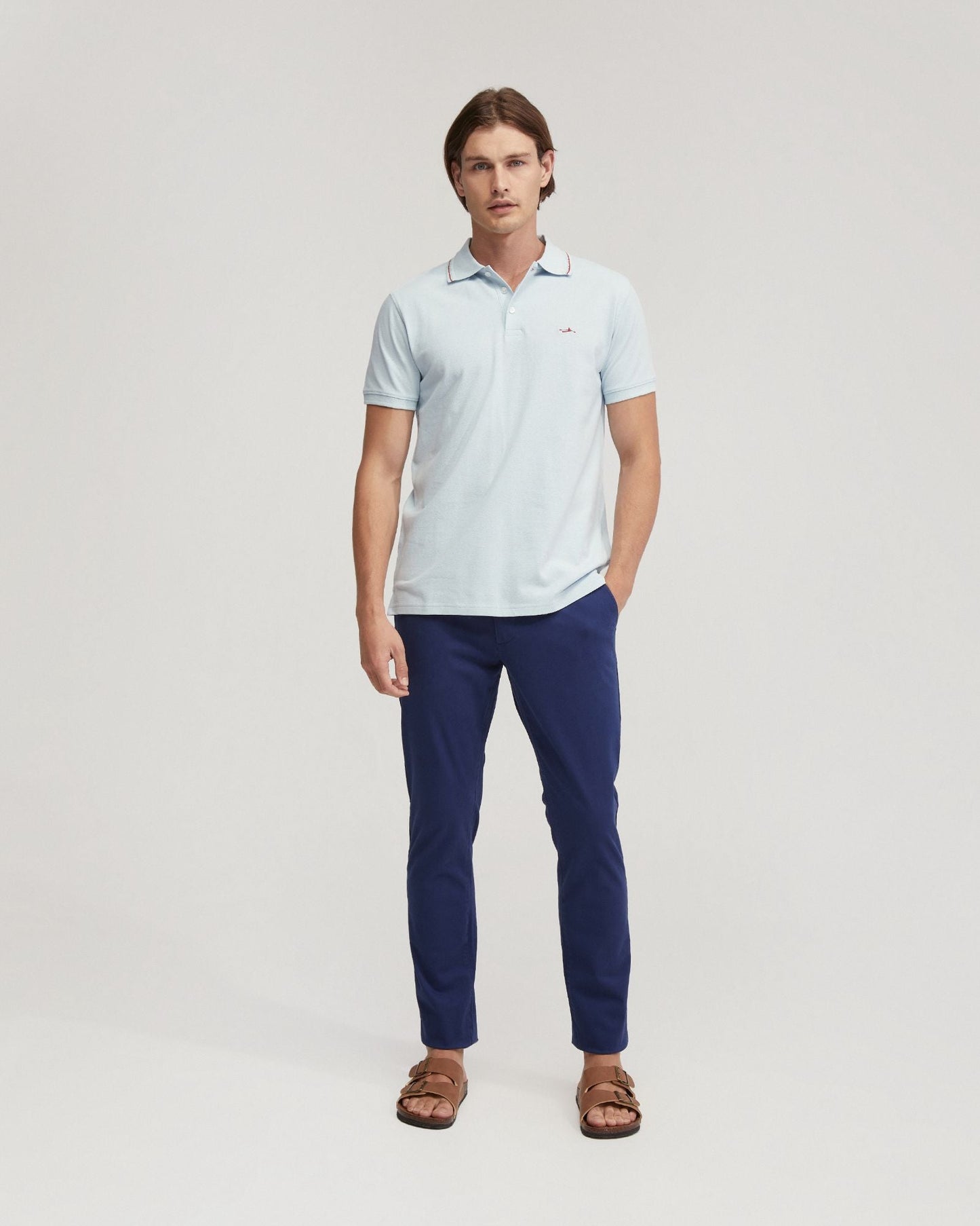 Slim Leg Cotton Chino