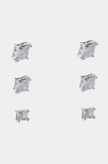 3 PACK STUD EARRING