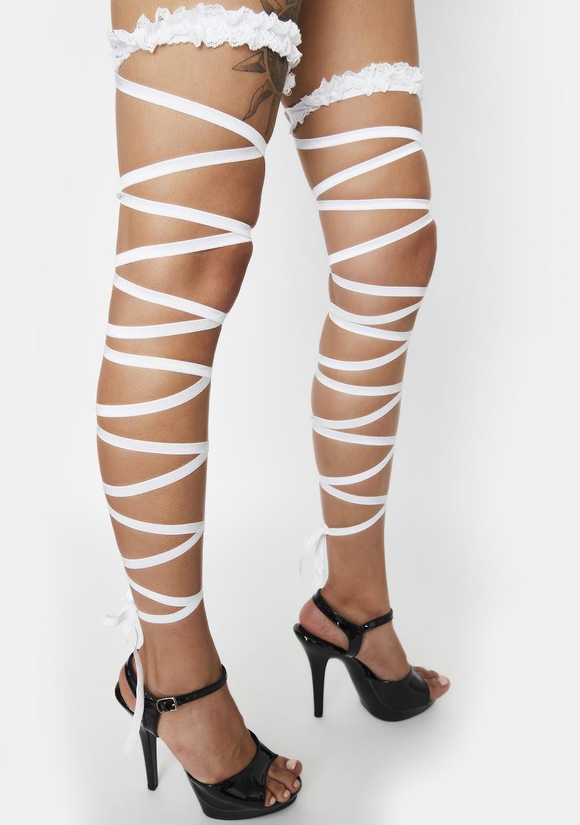 Angel Serenade Me Garter Leg Wraps