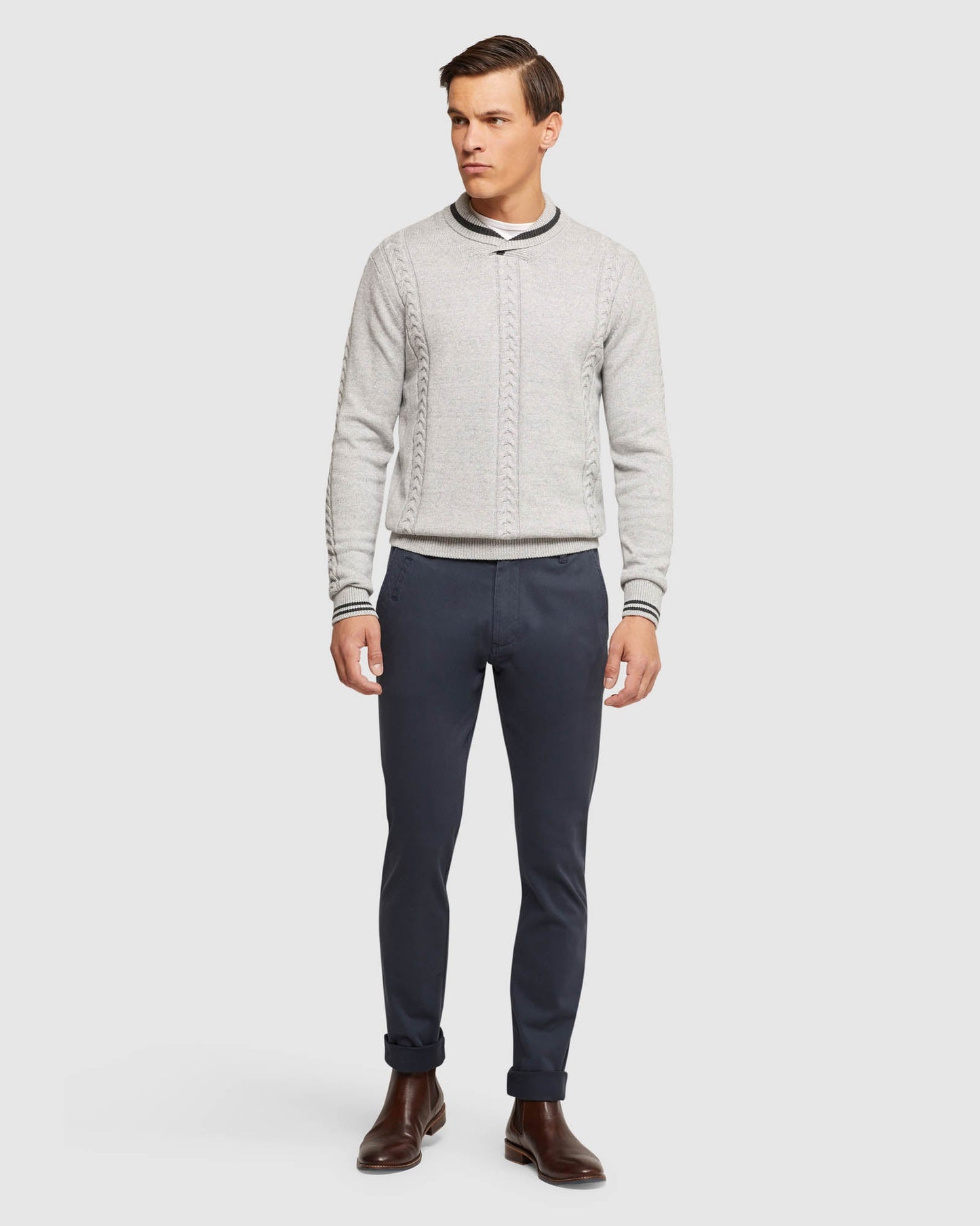 Milo Collared Knit Pullover