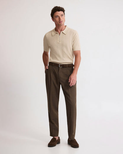 Remy Zip Neck Polo
