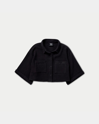 Womens Resort Cropped Shirt