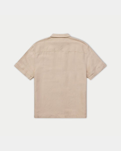 Mens Linen Short Sleeve Shirt