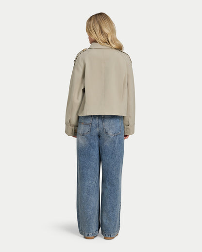 Womens Studio Collared Jacket
