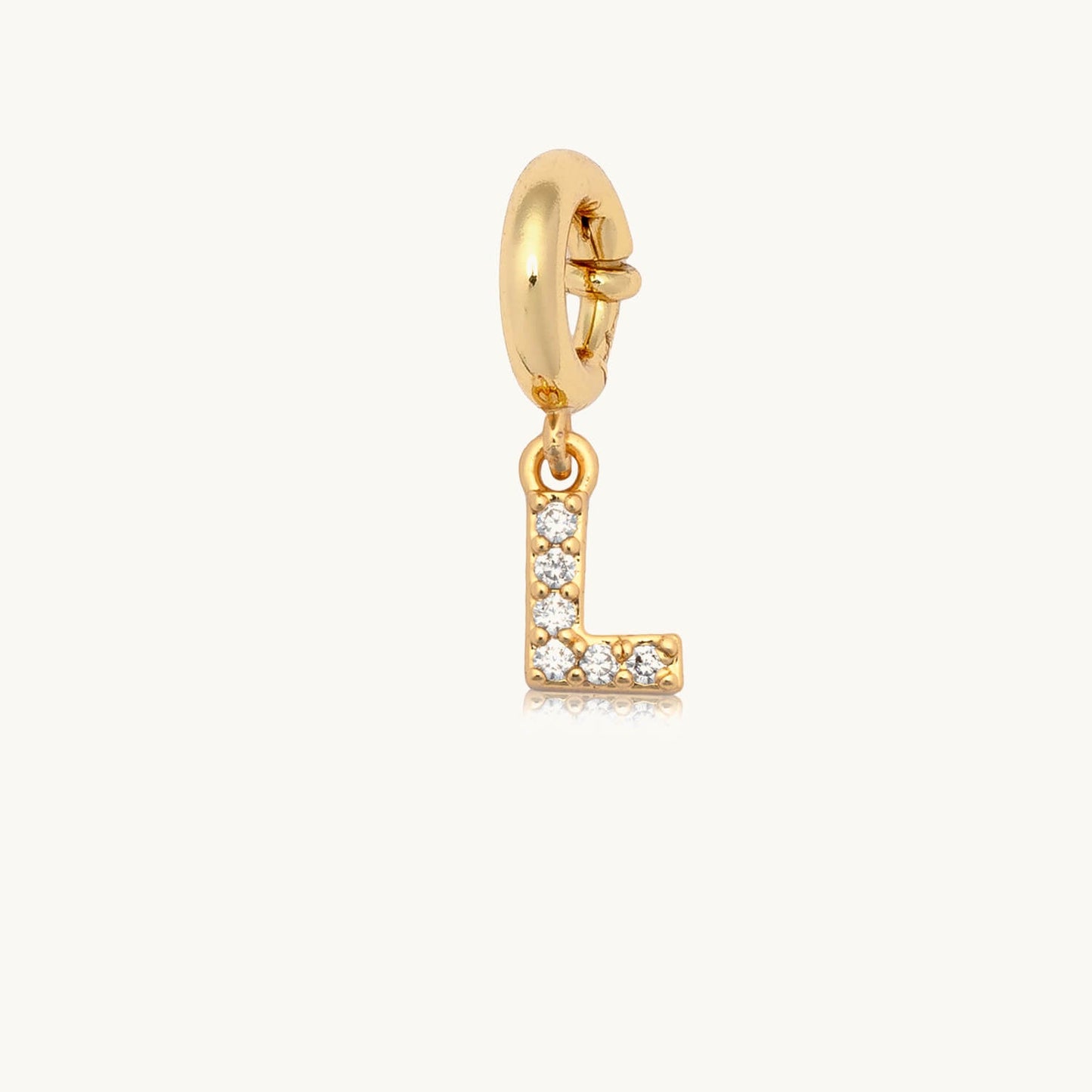CZ Letter Charm
