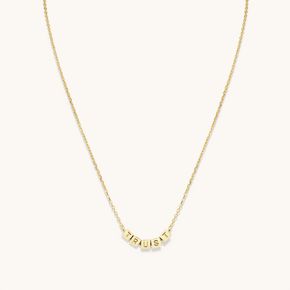 Tiny Words Trust Necklace