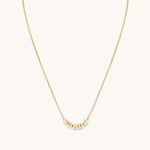 Tiny Words Trust Necklace
