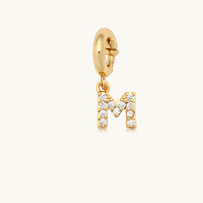 CZ Letter Charm