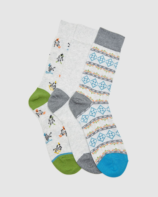 Ski Patrol 3 Pack Socks