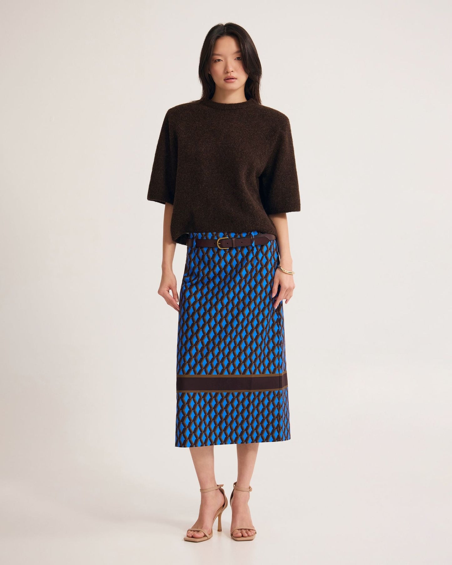 Leeta Wool Knitted T Shirt