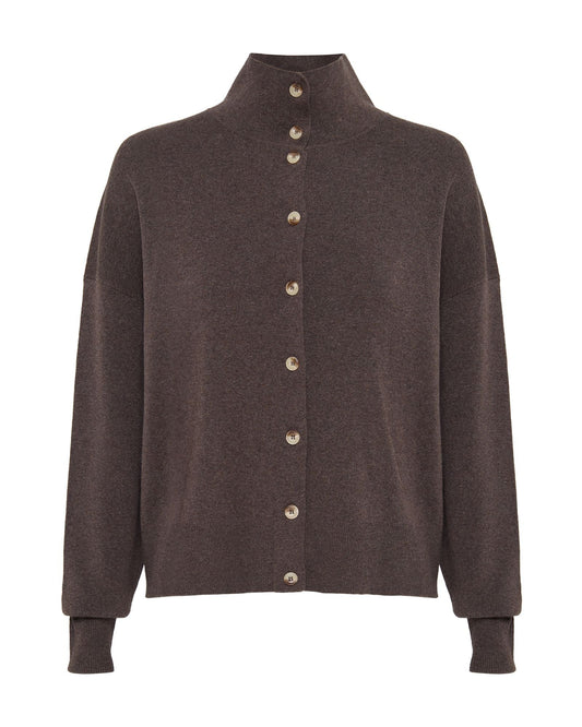 Maddison Funnel Collar Cardigan