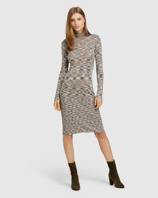 Penny Knitted Turtle Neck Dress