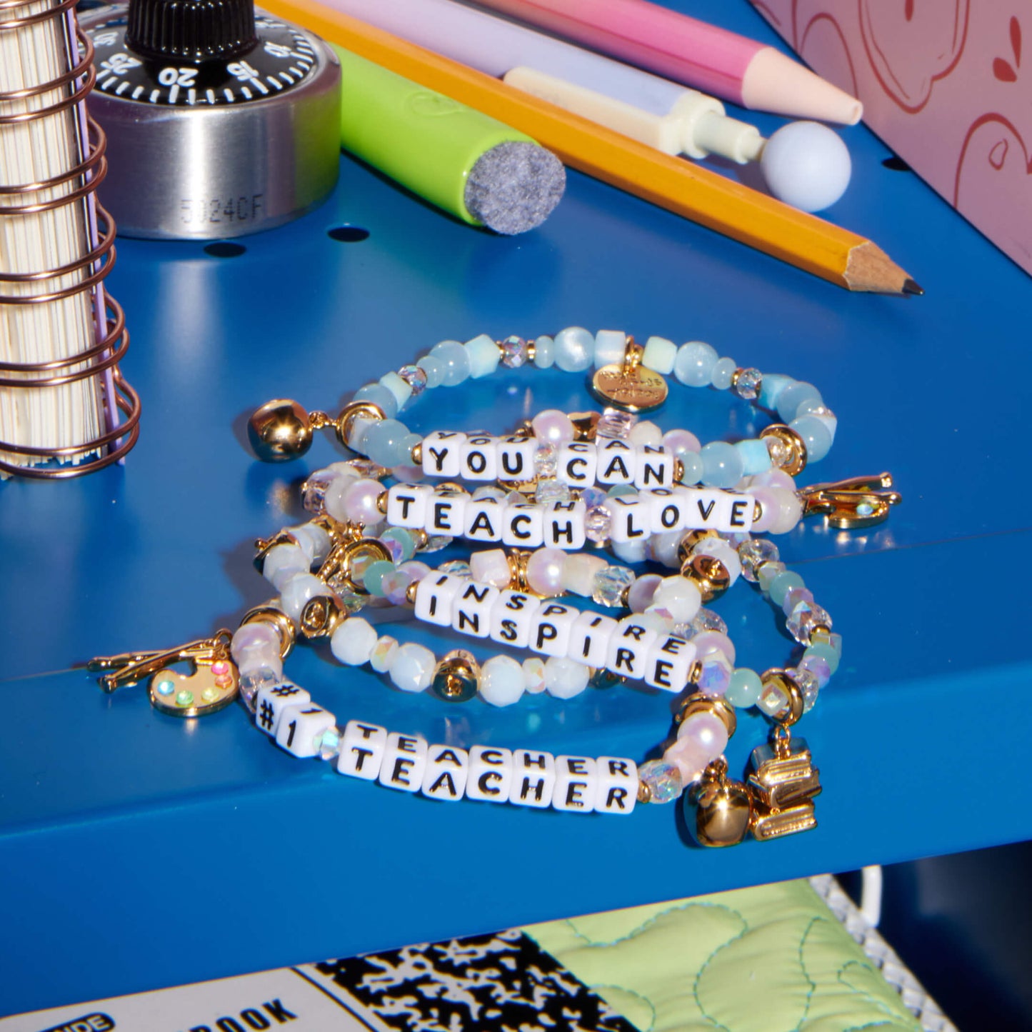Paint Palette & Brush Charm