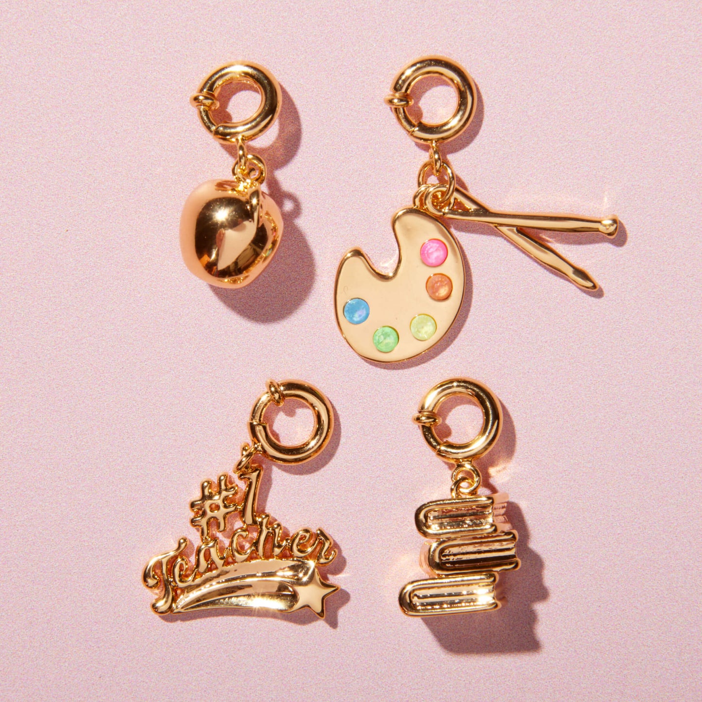 Custom Book Stack Charm