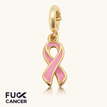 Breast Cancer Ribbon Charm