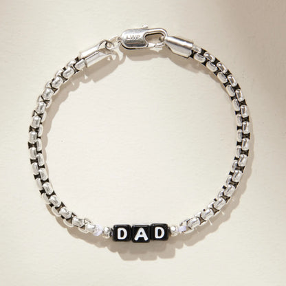 Custom Silver Antique Chain Bracelet