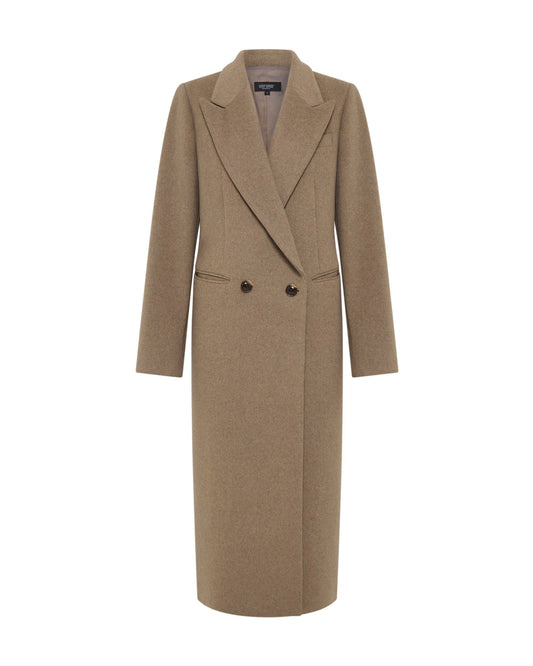 Saskia Double Breasted Wool Rich Coat