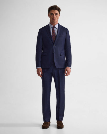 Byron Wool Checked Suit Trousers