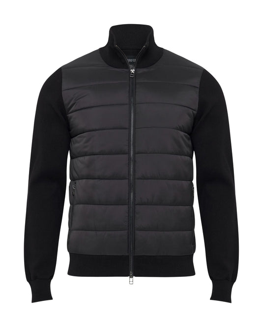 Lorenzo Knit Sleeve Puffer Jacket