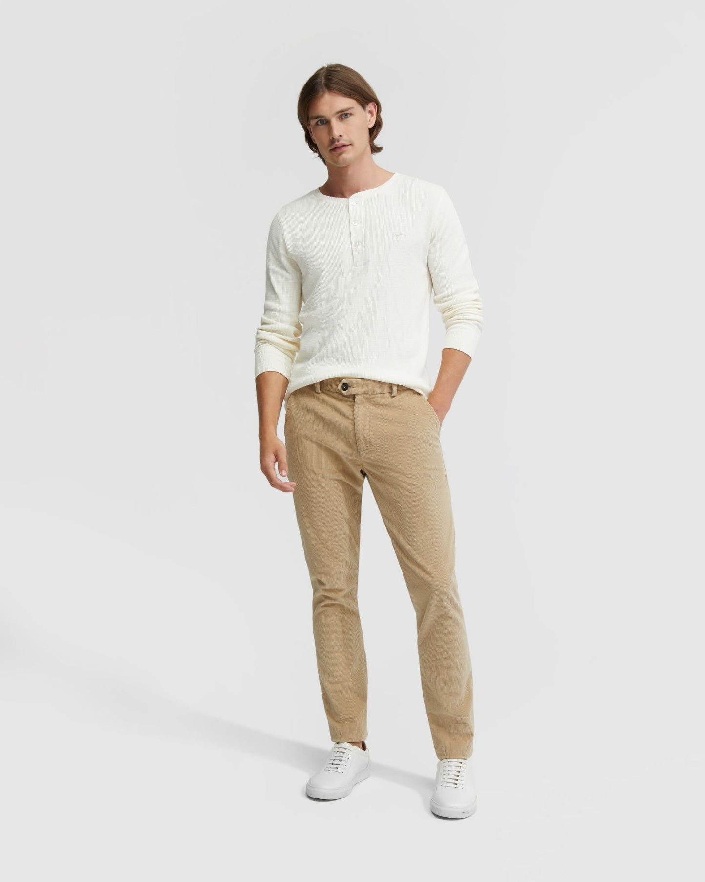 Henry Organic Cotton Waffle Long Sleeve Tee