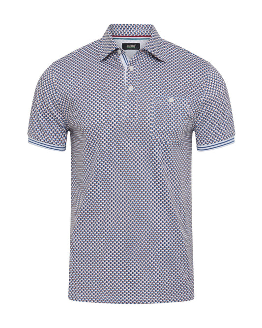 Milo Print Jersey Polo With Pocket