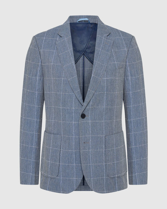 Milton 1/2 Lined Checked Blazer