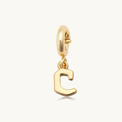 Custom Gothic Letter C Charm