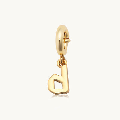 Gothic Letter Charm