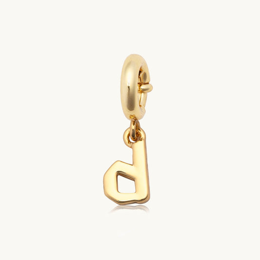 Custom Gothic Letter D Charm