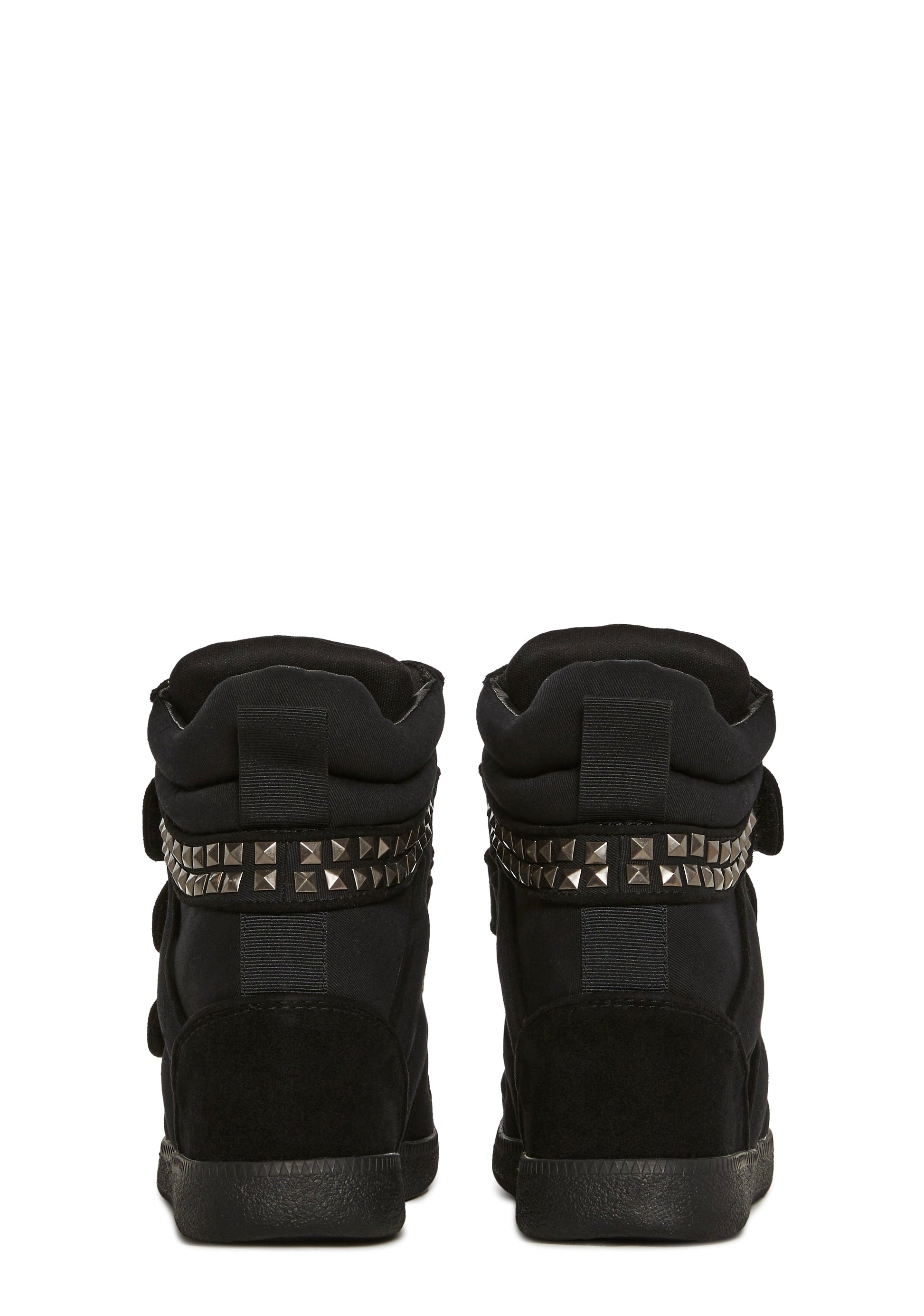 Ambient Wedge Sneakers With Studs
