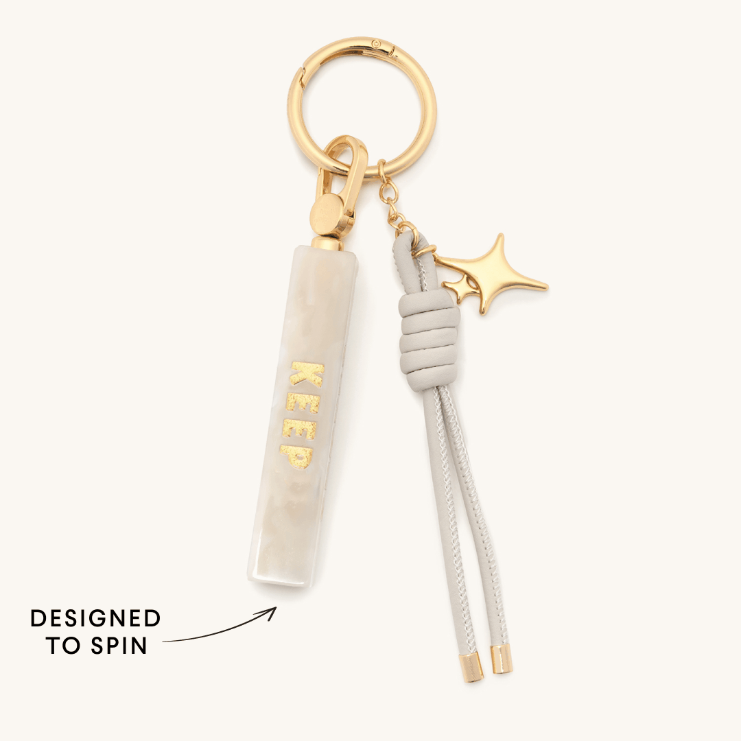 Affirmation Spinner Bag Charm