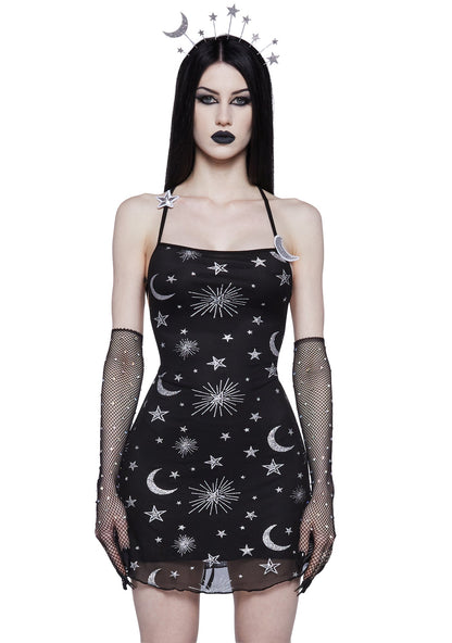 Among The Moon Dress And Headband Costume