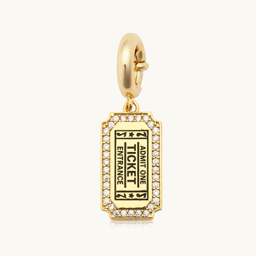 Custom Concert Ticket Charm