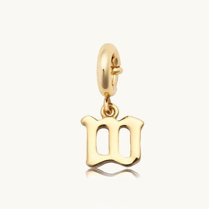 Gothic Letter Charm